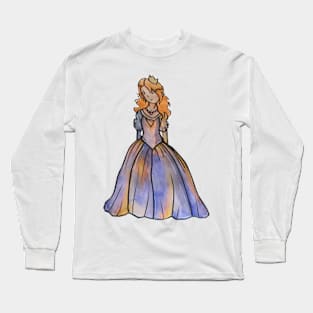 Princess with purple dress Long Sleeve T-Shirt